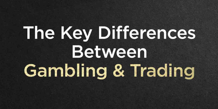                                         The Key Differences Between Gambling & Trading
                                     