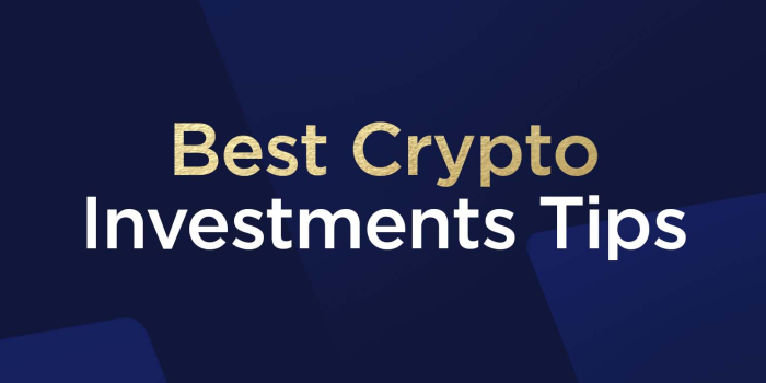                                         Best Crypto Investments Tips
                                     