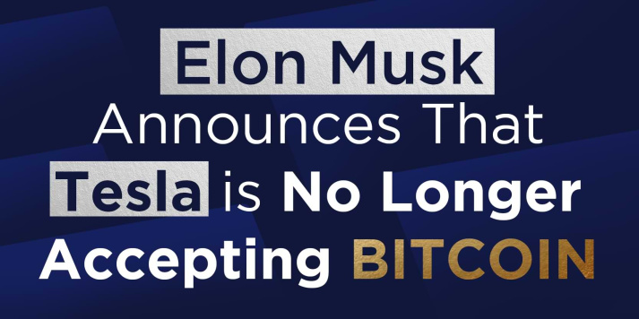                                              Elon Musk Announces That Tesla is No Longer Accepting Bitcoin
                                         