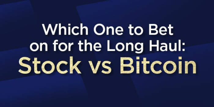                                         Which One to Bet On for the Long Haul: Stock vs Bitcoin
                                     