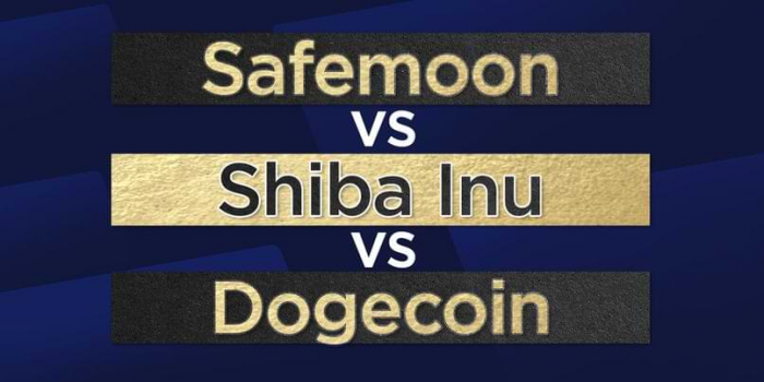                                         Safemoon vs. Shiba Inu vs. Dogecoin
                                     