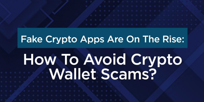                                         Fake Crypto Apps Are On The Rise: How To Avoid Crypto Wallet Scams?
                                     
