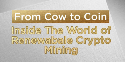                                                         From Cow to Coin: Inside The World of Renewable Crypto Mining
                                                     