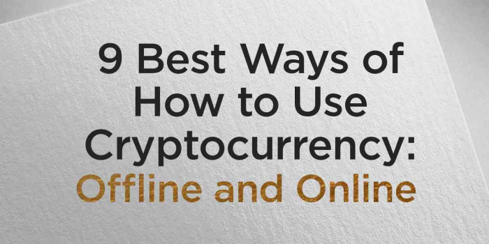 how to take crypto offline