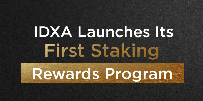                                         IDXA Launches Its First Staking Rewards Program
                                     