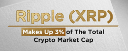                                                              Ripple (XRP) Makes Up 3% of The Total Crypto Market Cap
                                                         